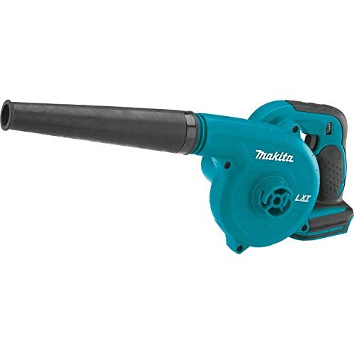 Makita DUB182Z 18V Body only Cordless Li-ion Blower Review The Makita DUB182Z 18V cordless leaf Blower weighs only 1.7kgs and therefore it is not designed to handle heavy work. It can be used as a vacuum or a leaf blower depending on your requirements but you will need to buy the appropriate vacuuming accessories.