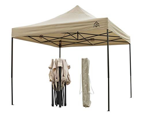 OUR BEST PICK - All Seasons Gazebos 3x3m Heavy Duty, Fully Waterproof Pop up Gazebo The 3 x 3m unit is fully waterproof making it convenient for people to host events whether it’s raining or sunny. Because of its affordable price and great features such as the 1-minute setup, the gazebo has won a lot of people over. You can additionally get this gazebo in various colours to match your colour scheme. All in all, it is a structurally sound unit that comes with its own carriage bag for convenience. You can carry it to wherever you are going and have a great time.