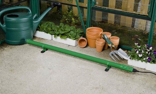 The Hylite Ecoheater Slimline Greenhouse Heater is another affordable option if you want to keep your greenhouse frost free, several degrees above freezing.